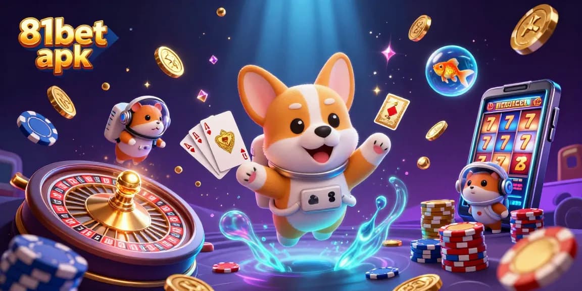 Engage with the 81bet apk through a vibrant 3D casino universe featuring unique characters.