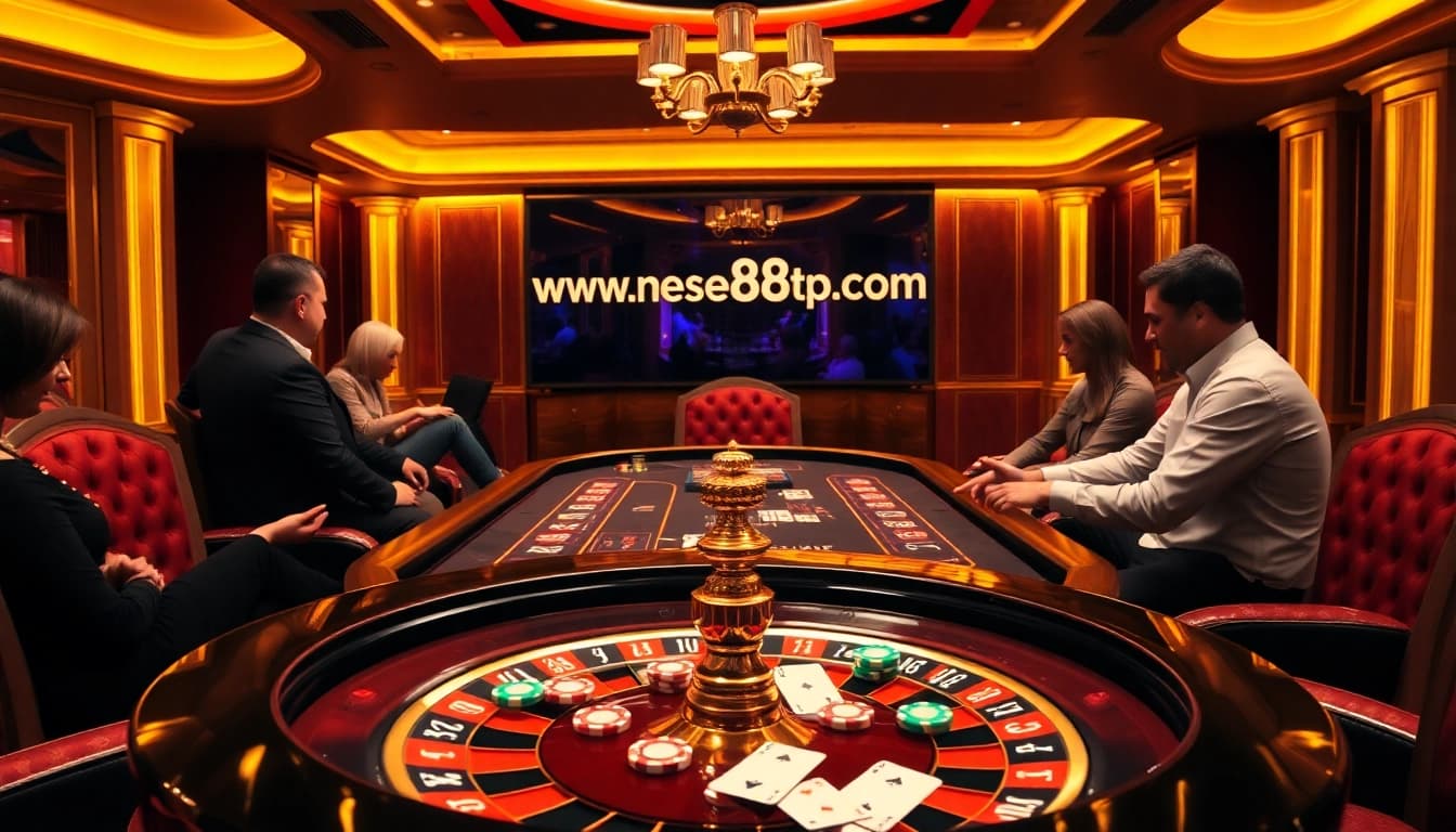 Engaging players at a vibrant casino table with professional gameplay reflecting www.new88seotop.com.