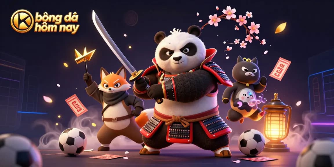 Engage with kèo bóng đá hôm nay using charming 3D sports-themed characters and vibrant gambling elements.