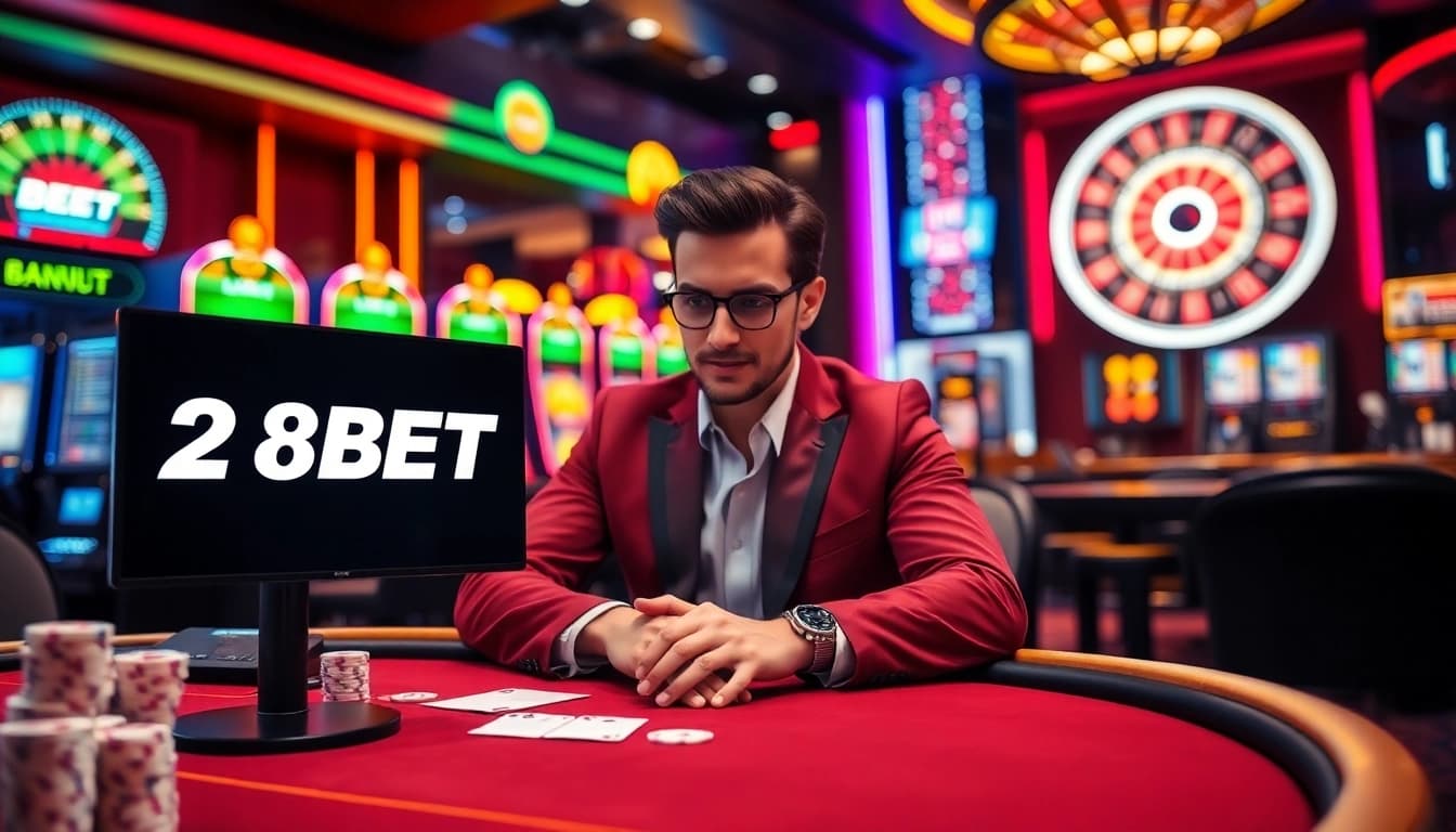 Experience the thrill of poker at 28BET with vibrant tables and engaging gameplay.