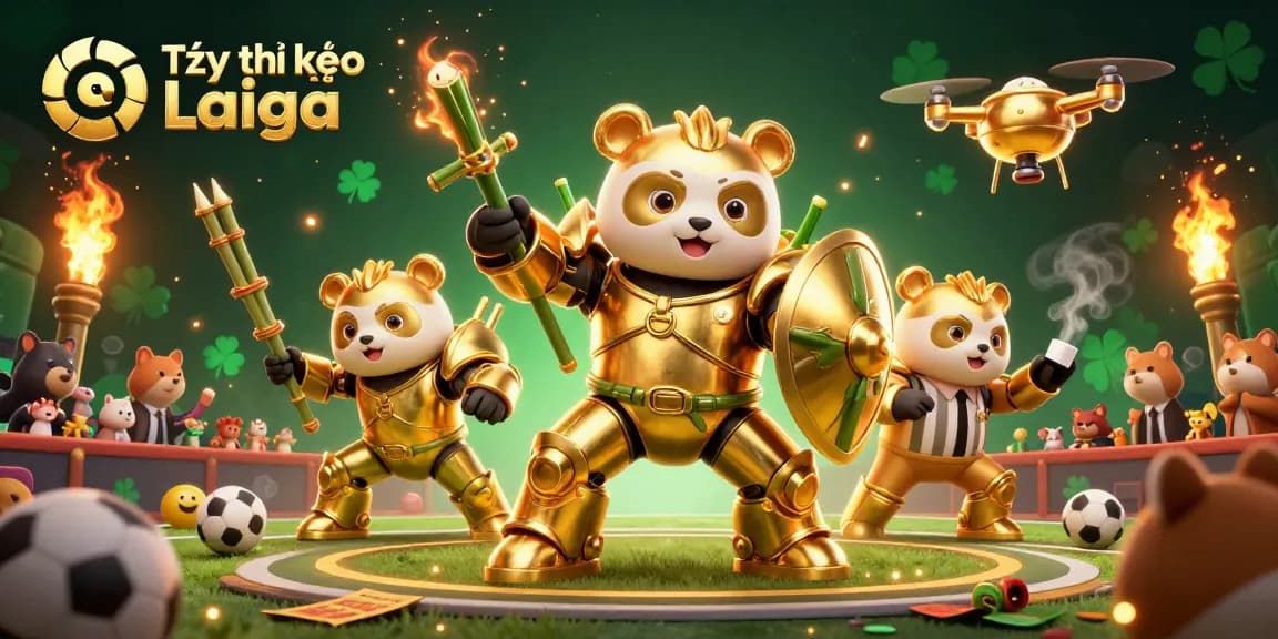 Experience Tỷ lệ kèo La Liga in dynamic sports betting action with vibrant characters and elements.