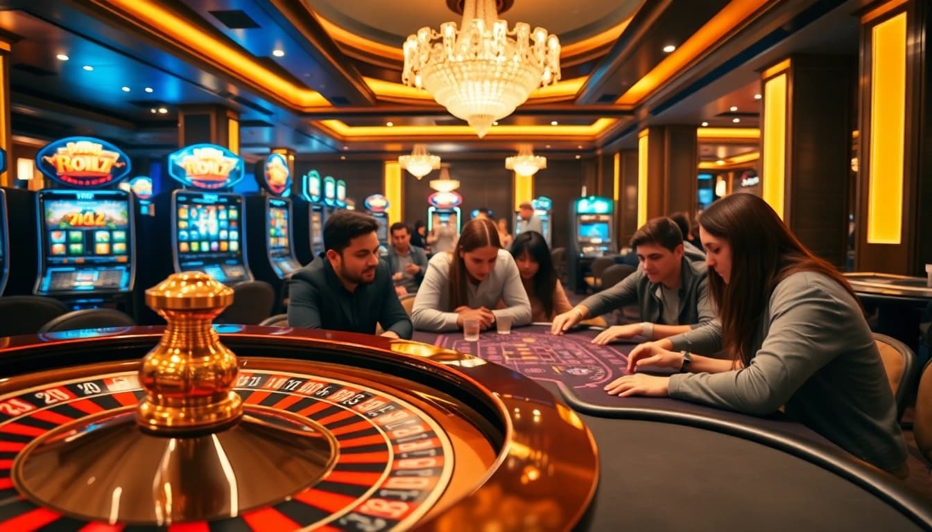 Experimente ganhar renda extra em casa por meio de jogos de cassino empolgantes, com uma atmosfera vibrante.