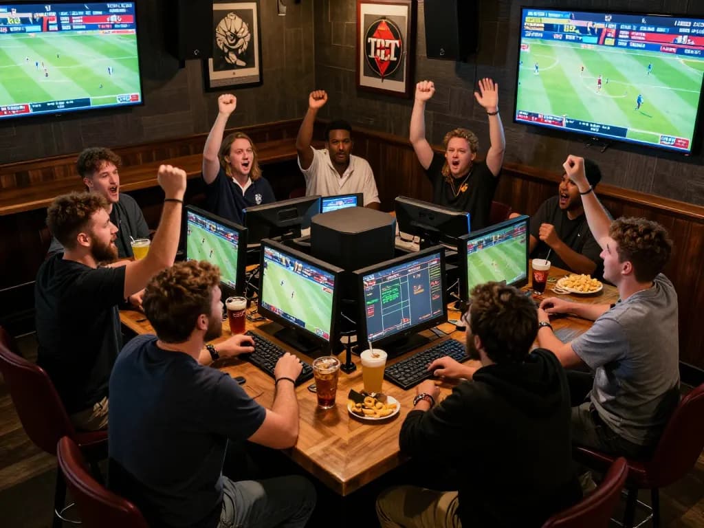 Experience the excitement of sports betting at https://ck444s.net/ with friends cheering for their favorite teams.