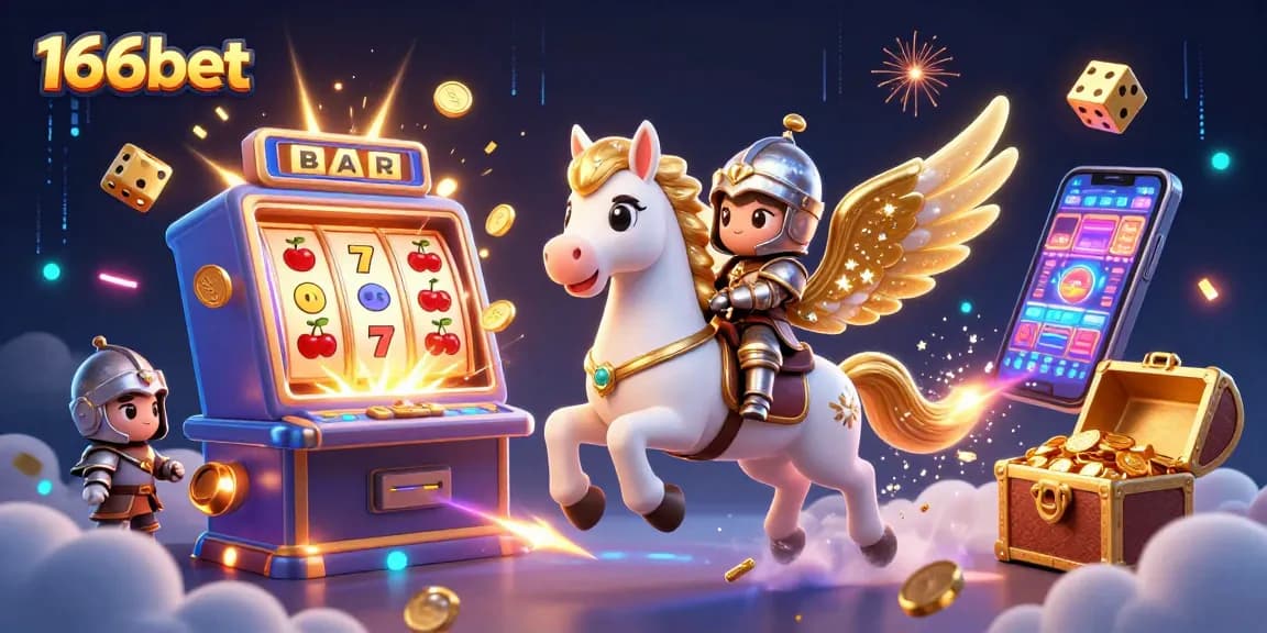 Experience thrilling winnings with 166bet's animated jackpot explosion and casino adventure.