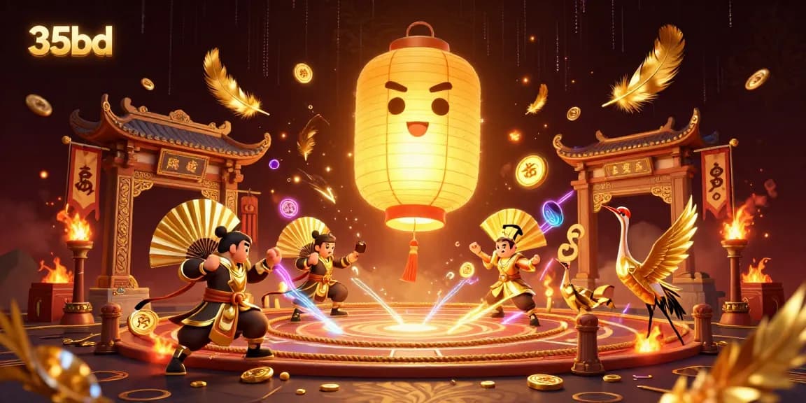 Experience dynamic gaming action at 35bd casino with vibrant characters and rich visuals.