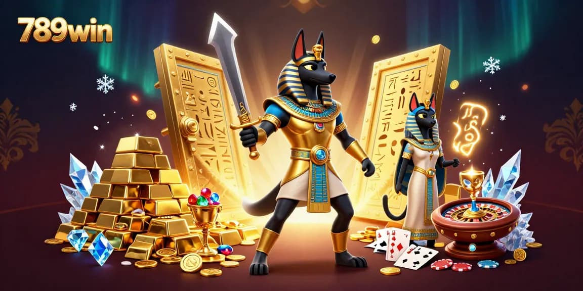 Experience thrilling action with 789win in a vibrant 3D casino scene filled with dynamic game elements.