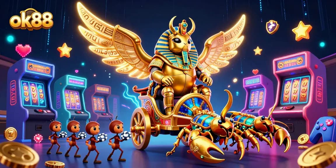 Experience exciting gameplay with ok88, featuring vibrant casino elements and engaging characters.