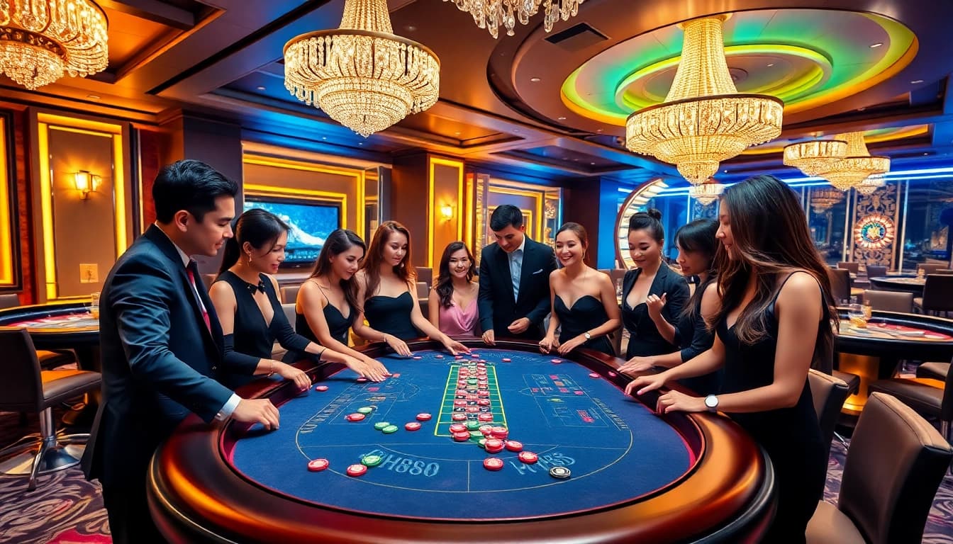 Experience the excitement of winning at HB888 with vibrant casino games and professional atmosphere.