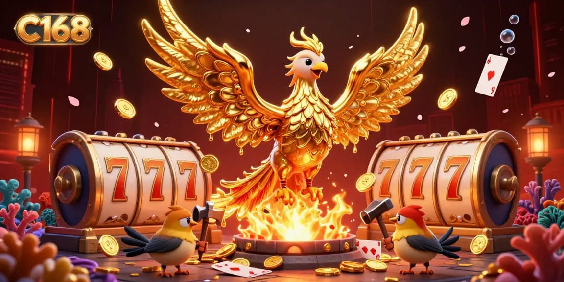 C168 offers thrilling gameplay with vibrant graphics and gold coin-filled excitement in this immersive casino experience.