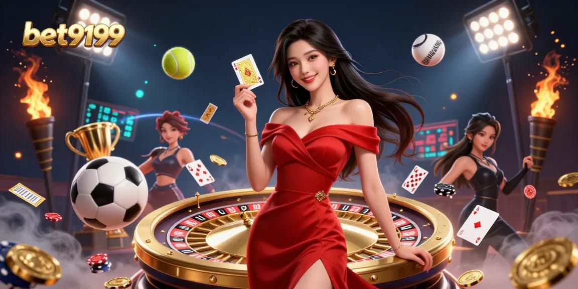 Engage with bet9199 by winning big at the roulette table and sports betting action.