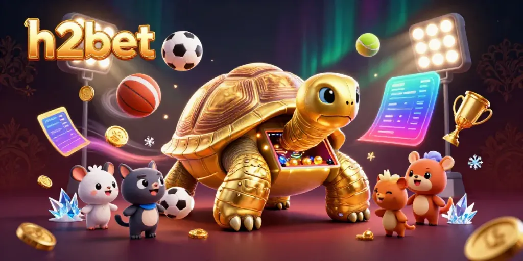 Experience h2bet with vibrant casino elements, showcasing games and excitement.
