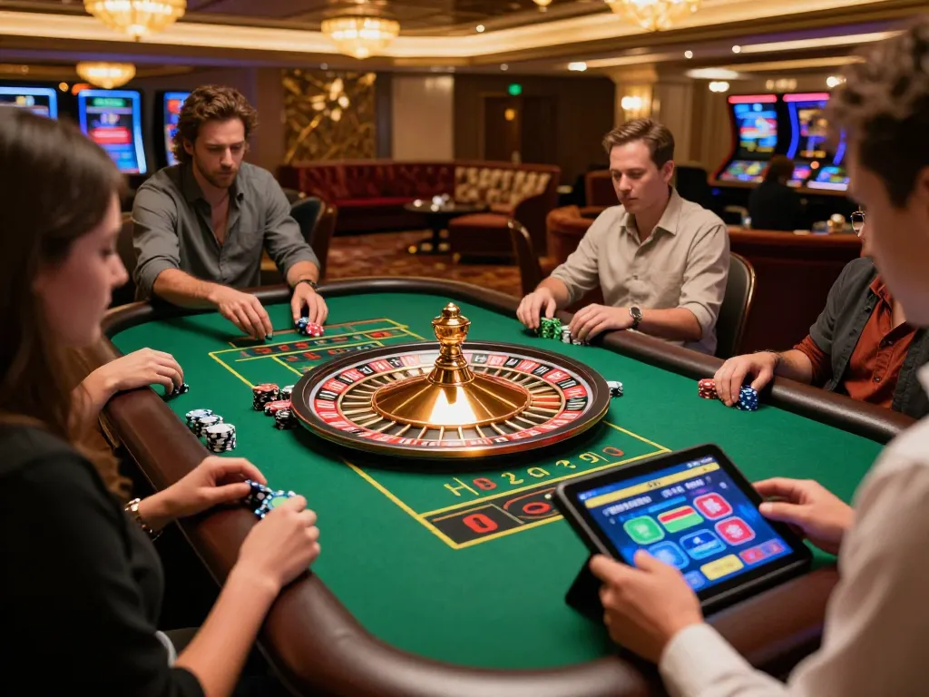 Experience thrilling roulette gameplay at Jili707 Brazil with chips placed and excitement visible.