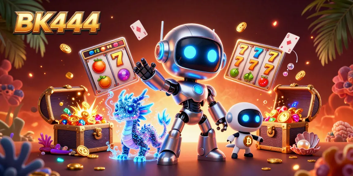 Experience thrilling gameplay at BK444, featuring exciting slot games and vibrant characters.