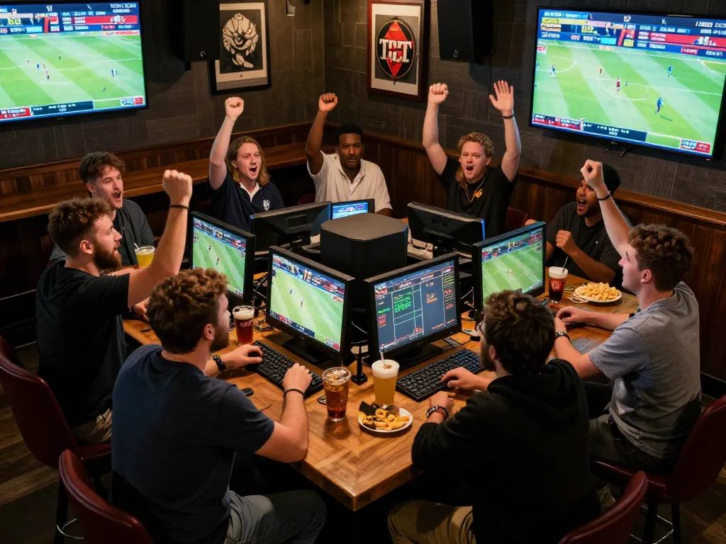 Experience the excitement of sports betting at https://ck444s.net/ with friends cheering for their favorite teams.