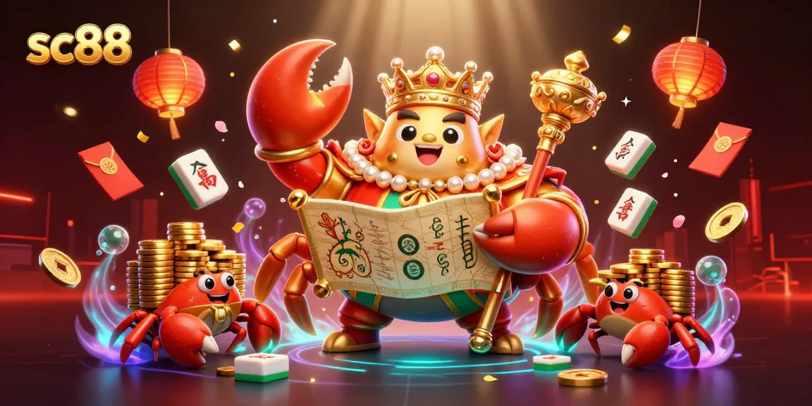 Engage with sc88's thrilling gaming experience as the golden crab emperor guides players to treasure.