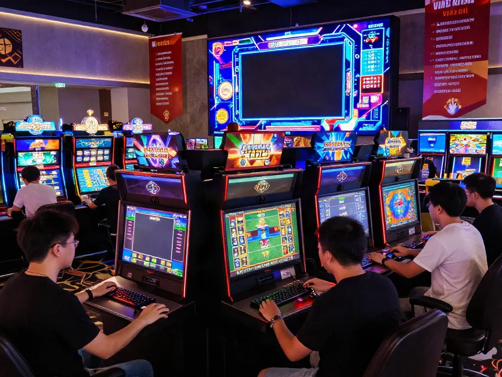 Players engaging in online gaming at KU88, showcasing vibrant interactive experiences and dynamic promotions.