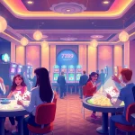 Dynamic online gaming scene emphasizing 789Club đăng nhập with engaging players and vibrant game settings.