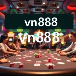 Experience the excitement of gambling at vn888 with vibrant poker chips and high-stakes action.