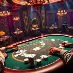 Exciting gameplay at DW8 online casino, featuring poker chips, cards, and a luxurious table.