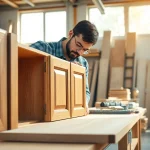 Creating custom cabinets near me with exceptional design and craftsmanship.