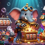 Experimente o jogo emocionante em aa123, apresentando uma cena vibrante de caça-níqueis com gemas coloridas e ação dinâmica de jogo.
