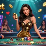 Vivencie jogos de alto risco exclusivos na 122bet com fichas douradas e elementos vibrantes de cassino.