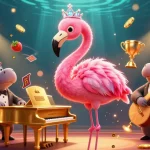 Engage with the vibrant world of 39bet, featuring lively characters and rich casino elements.