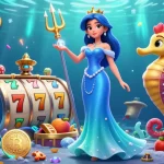 Engage in thrilling gameplay at 66club with a stunning scene featuring underwater treasures and vibrant casino elements.