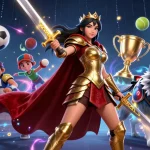 Experimente um jogo emocionante no borawin com elementos dinâmicos de apostas esportivas e uma rainha guerreira.