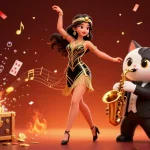 B52 Club invites players to win shining coins in a vibrant casino scene filled with fun and excitement.