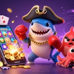 Experience thrilling wins at 888new with exciting slot games and vibrant characters in this casino scene.