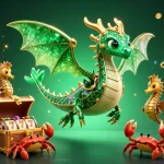 Engage in thrilling casino adventures with 75BD's dazzling sea dragon and treasure elements.