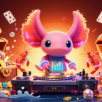 Play at sun win with 3D characters capturing the excitement of winning in a vibrant casino-themed scene.