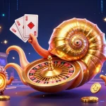Experience the excitement of cm88 with a vibrant casino-themed scene featuring a giant nautilus and glowing game elements.