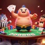 Sin88 showcases a vibrant underwater casino scene with a fugu in sumo attire and poker elements.