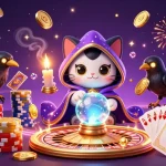 Engage with da 88's vibrant casino atmosphere featuring mystical characters and game elements.