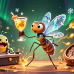 Experience the thrill of Mb66 with a vibrant 3D casino scene featuring unique characters and dynamic gaming elements.